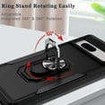 thumbnail image 4 of [PST] Google Pixel 7A Case, Heavy Duty Magnetic Hard Armor Kickstand Case with Ring Holder, 4 of 4