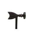 thumbnail image 3 of Woven Paths Arrow Shaped Cast Iron Bookends, 7", Antique Bronze, 3 of 3
