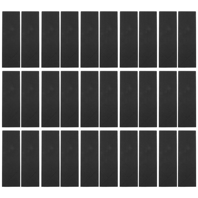 Miangastore 30Pack Floor Protector Black EVA Simple Design for Office Use Extends Life