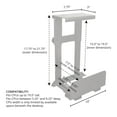 thumbnail image 5 of Stand Up Desk Store Adjustable CPU Desktop Computer Tower Holder Under Desk Mount, 5 of 5