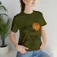 thumbnail image 7 of Pour Some Pumpkin On Me Streetwear Halloween Unisex Jersey Short Sleeve Tee, 7 of 7