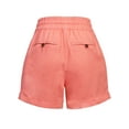 thumbnail image 3 of KOGMO Womens Lightweight Linen Shorts with Drawstring and Pockets, 3 of 7
