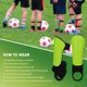 thumbnail image 4 of Espinilleras de fútbol para adultos, jóvenes y niños, espinilleras de fútbol para niños y niñas, equipo de protección de fútbol con tobillera, 4 of 5