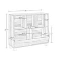 thumbnail image 4 of Kids Catch-All Multi-Cubby 35in Toy Organizer – Light Woodgrain, 4 of 9