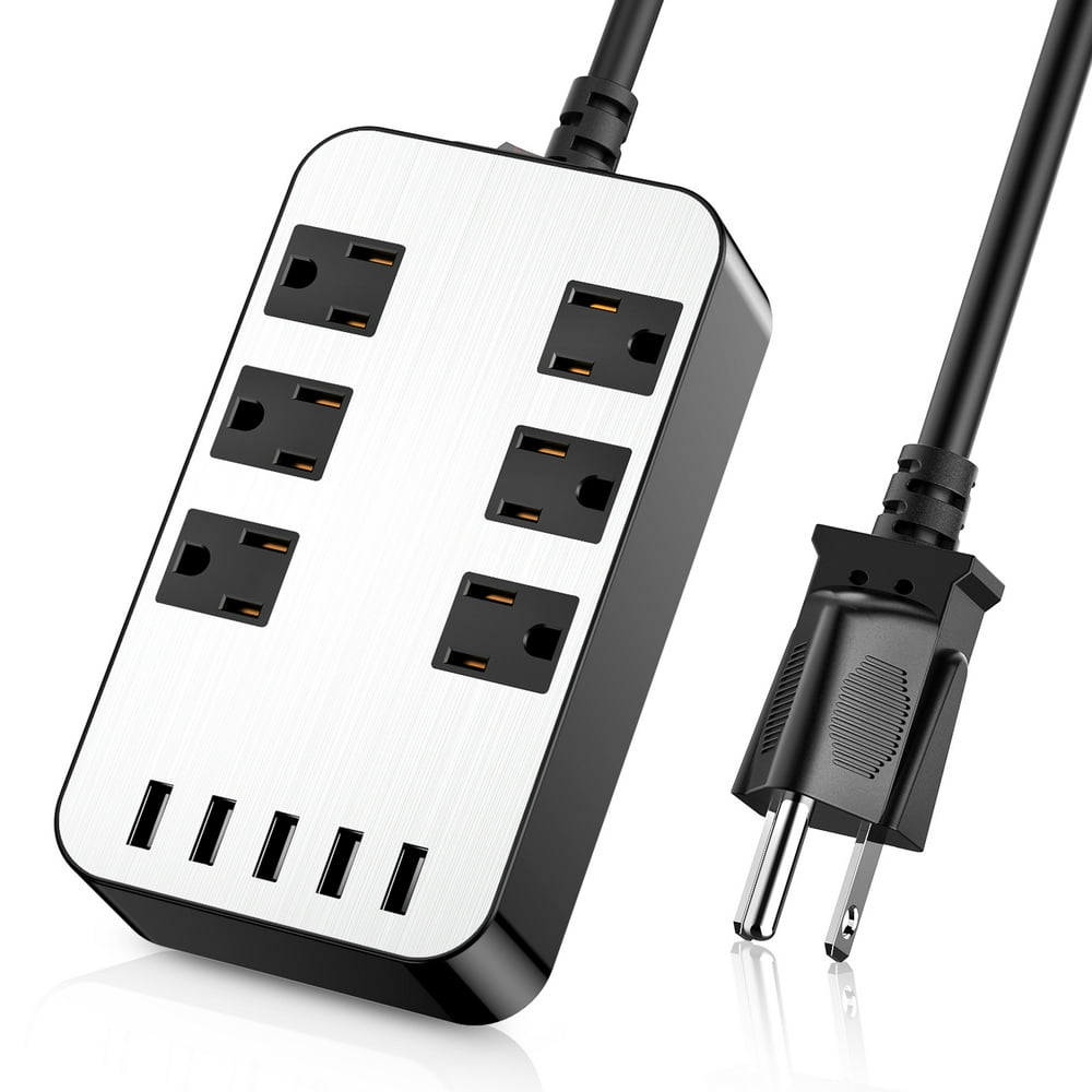 Surge protector with USB Ports USB Power Strip Desktop USB Charging