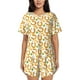 thumbnail image 1 of Fotbe Happy St. Patrick's Day Conjunto de Pijama Estampado para Mujer, 2 Piezas, Ropa de Dormir con Camiseta de Manga Corta y Shorts Suaves-Large, 1 of 6