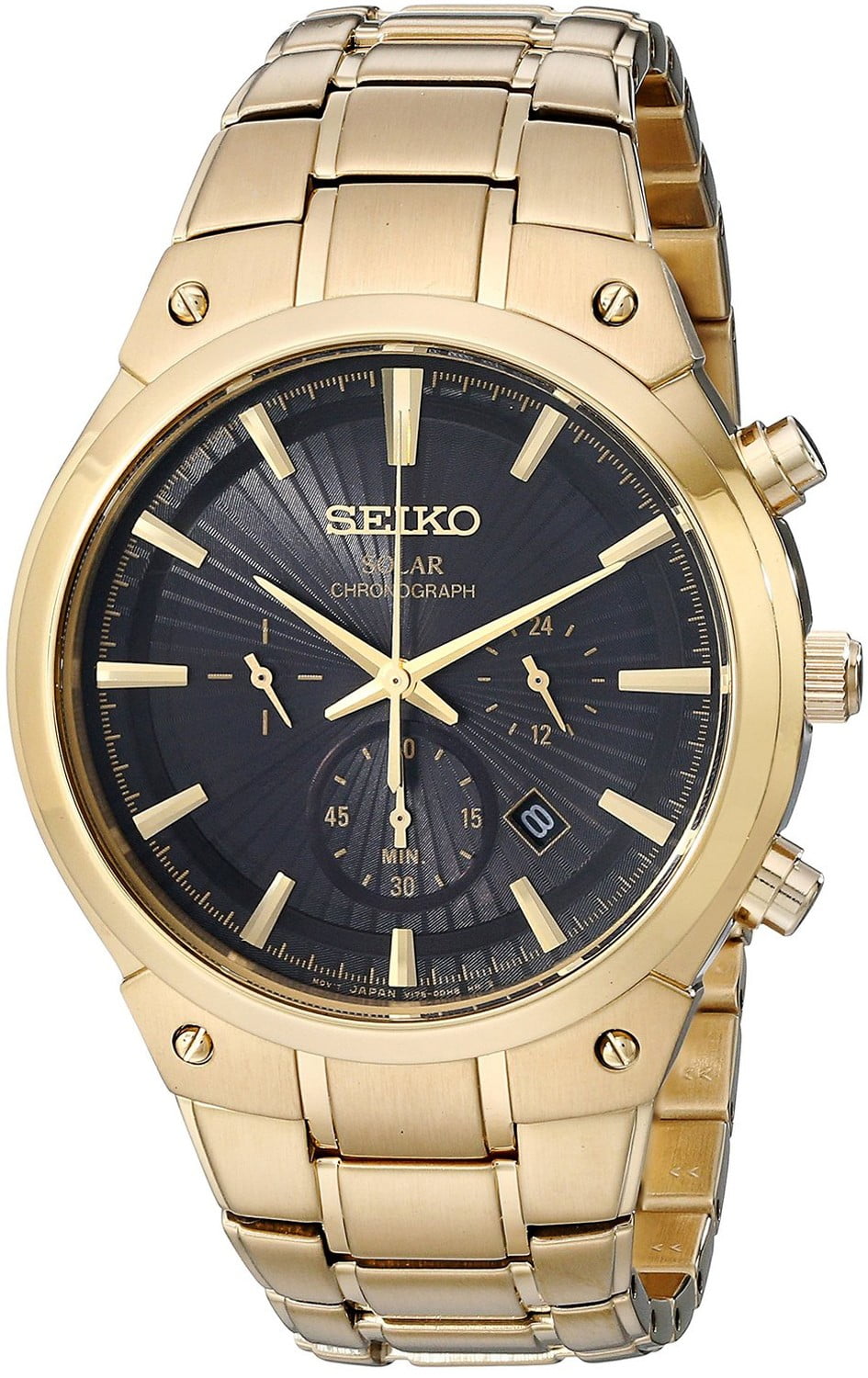 seiko chronograph gold