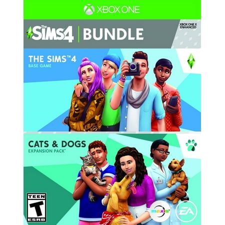 The Sims 4: Cats & Dogs Bundle, Electronic Arts, Xbox One, [Physical], 014633375350