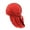 Red, variant on Pack of 3 Durags Headwrap for Men Waves Headscarf Bandana Doo Rag Tail (Red)