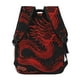 thumbnail image 4 of Fotbe Red Dragon On Black Mochila Casual con Estampado para Escuela, Viajes y Actividades al Aire Libre - Duradera, Ligera y Cómoda, 4 of 5