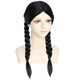 thumbnail image 3 of Wednesday Addams Wednesday Addams Hot Sell- Plush Doll Toy Gift Cartoon Style Children's Rag Doll Doll 1PC, 3 of 4