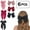 3 Long & 3 Short, variant on Women's Classic Satin Bow Hair Clips 6-Pack, Metal Barrettes for All Hair Types