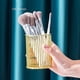thumbnail image 4 of Portalápices de Metal dorado para escritorio, vaso para brochas de maquillaje, portalápices, organizador de oficina y hogar, portalápices de alambre de Metal, 4 of 5
