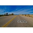 thumbnail image 2 of Vizvary, Susan 32x23 White Modern Wood Framed Museum Art Print Titled - Route 66 With Clouds, 2 of 4