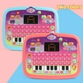 thumbnail image 3 of Tableta para niños, almohadilla de aprendizaje de inglés con pantalla LED, 8 modos de desarrollo temprano, juguete electrónico interactivo para niños y niñas, 3 of 5
