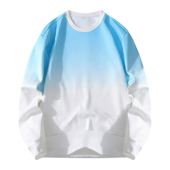 Gspmoly Men Tshirt, Men'S Fashion Vintage Printed Button-Up Long-Sleeved Top Without Hoodie Men Top up to 70% Off