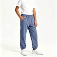 thumbnail image 2 of KyCheLot Boys Girls Sweatpants Elastic Waist Straight Leg Joggers Kids Comfy Hiking Workout Sweatpants, 2 of 7