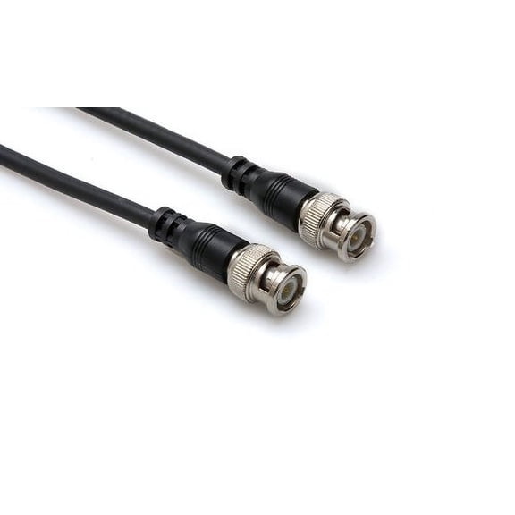 Hosa BNC-58-101 50-ohm RG-58/U BNC to BNC Coax Cable - 1 foot