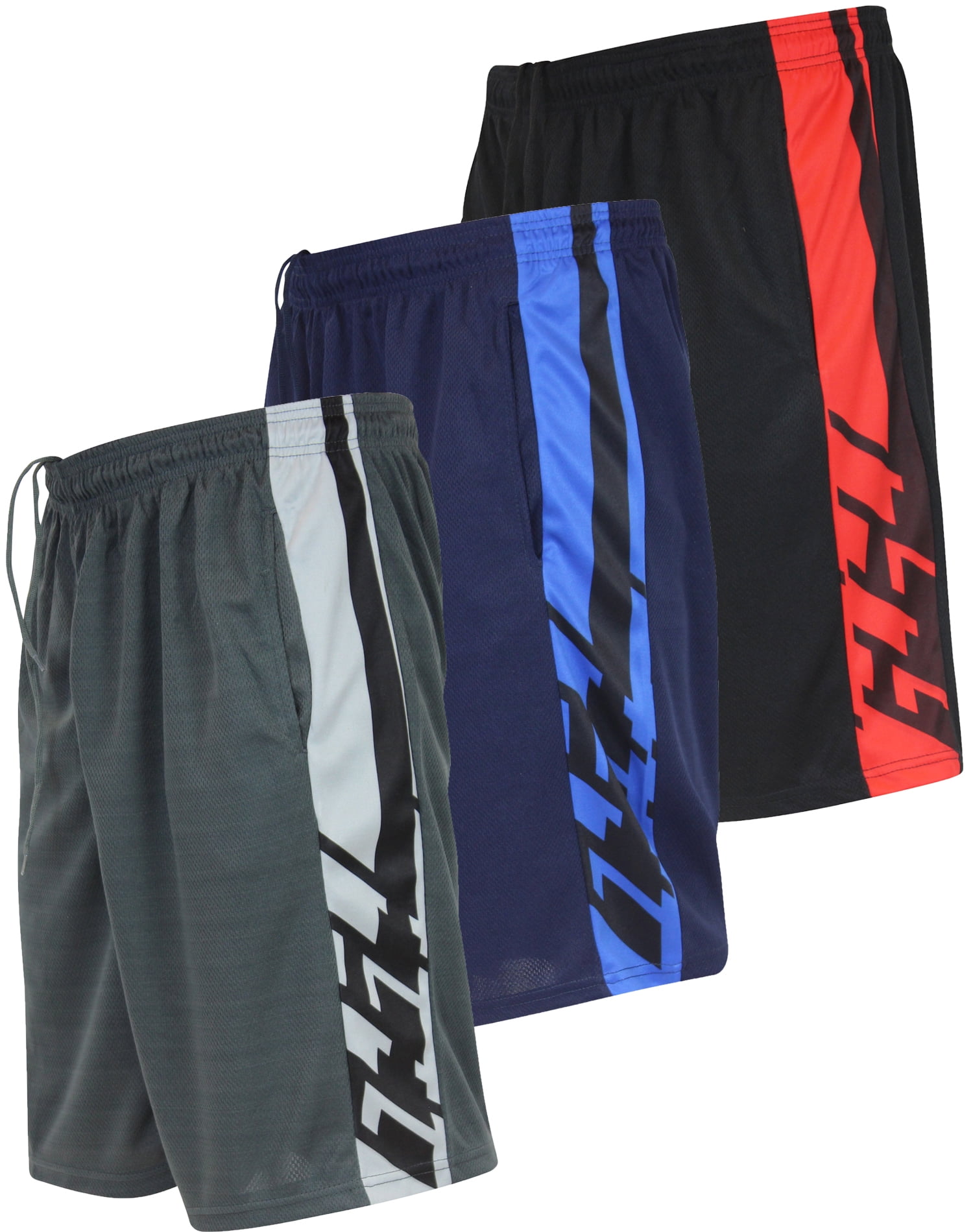 Men's Athletic Mesh Workout Fitness Training Basketball Sports Gym Shorts 