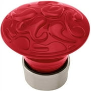Liberty Garnet and Satin Nickel 38mm Scroll Knob