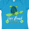 thumbnail image 4 of Inktastic Vero Beach, Florida Happy Sea Turtle Boys or Girls Baby Bodysuit, 4 of 5