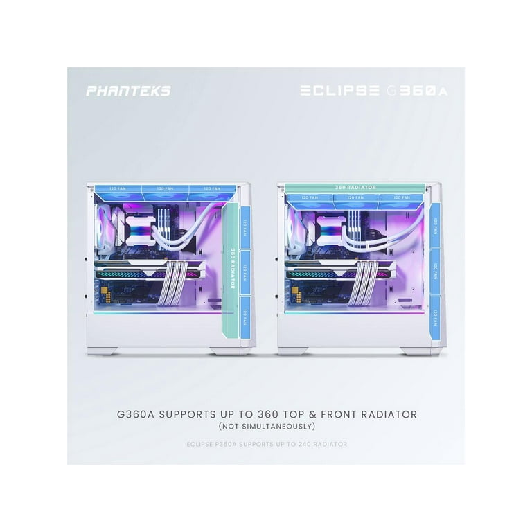 Phanteks Eclipse G360A (Blanc) - Boîtier PC - LDLC