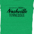 thumbnail image 4 of Inktastic From Nashville, Tennessee- State Capital Distressed Text Boys or Girls Baby Bodysuit, 4 of 5