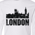 thumbnail image 4 of Inktastic London England City Skyline with Grunge Long Sleeve Youth T-Shirt, 4 of 5