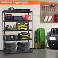 thumbnail image 3 of 5-Tier Heavy Duty Garage Storage Shelving Unit, 2500 LBS Capacity Adjustable Metal Industrial Rack, 3 of 32