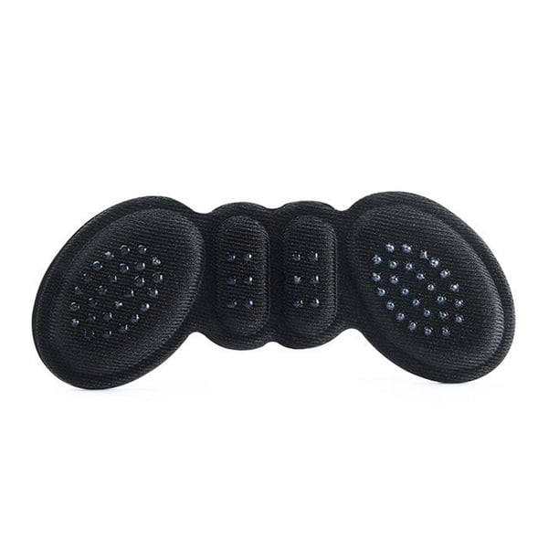 Soidarity 1 par de tela de espuma para mujer, cojín para talón de zapato de tacón alto, almohadilla ergonómica de 6mm para el cuidado de los pies, Protección de la piel Negro Soidarity CE015676-02