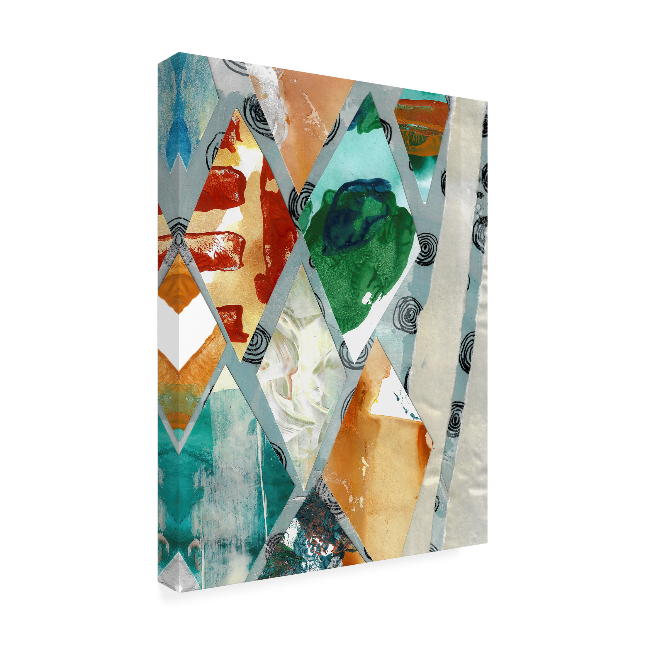 Canvas Wall Art - Maliq 'Fill The Void 1' Wall Art for Living Room, Bedroom, or Office Décor by Trademark Fine Art - 14 x 19 Inches