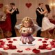 thumbnail image 4 of Uuiauoio Valentine's Day Decorations 2D Acrylic Angel Desktop Statue Cupid/Couple Valentine's Day Figurine Romantic Decoration Table Home Party Ornaments, 4 of 6