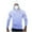 Light Blue (New), variant on Dagegui Hooded Sun Shirt for Men UV Long Sleeve Hoodie with Built-In Face Mask Cooling Summer Fishing Shirts UPF 50  Outdoor Work Tops Dark Gray M