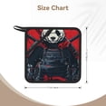 thumbnail image 3 of Xecao Red Black Eastern Panda Warrior for Silicone Trivet Mats - Heat Resistant Pot Holders, Multipurpose Non-Slip Hot Pads, 3 of 8