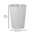 thumbnail image 4 of nu steel Elegant Collection Bathroom Tumbler Decorative Holder Rinse Cup For Water, 4 of 4