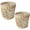 Quantity 2, variant on Wicker Rattan Woven Tea Light Pillar Candle Holder - Straw Seagrass Glass Votive Candle Holders Candlesticks, Boho Woven Hurricane Candle Holder for Dining Table Kitchen Wedding Party Anniversary