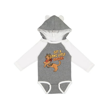 

Inktastic Get a Long Little Doggie Cute Dachshund Sheriff Gift Baby Boy or Baby Girl Long Sleeve Bodysuit