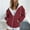 Red, variant on Dyfzdhu Zip up Hoodies for Women Fashion Striped Print Casual Pocket Long Sleeve Jacket Drawstring Hooded Sweatshirt Plus Size