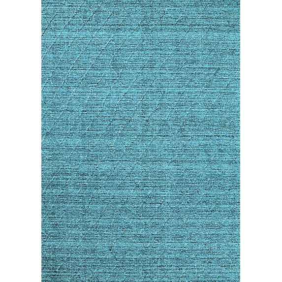 Ahgly Company Indoor Rectangle Oriental Light Blue Industrial Area Rugs, 5' x 8'