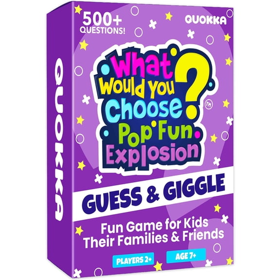 Quokka Kids Card Games - What Would You Choose Card Game for Adults - Funny Party & Family Night Game