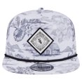 thumbnail image 2 of Men's New Era White Chicago White Sox Printed Island Golfer Snapback Hat, 2 of 6