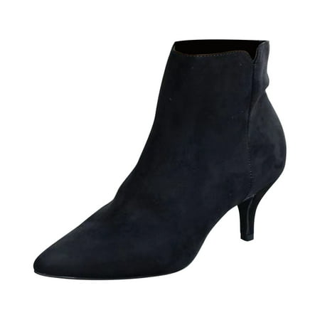 

Ichuanyi Womens Shoes Clearance Women Shoes Leopard Snake Print Ankle Boots Fine Heels Mid Heel Pointed Side Zip