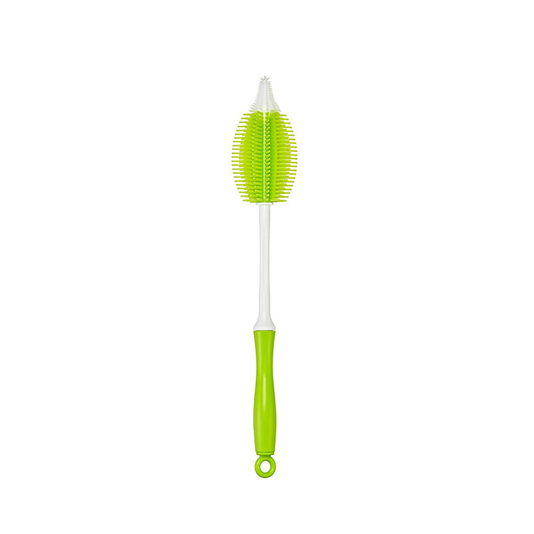 Tiny Buds Silicone Baby Bottle Brush Color Green