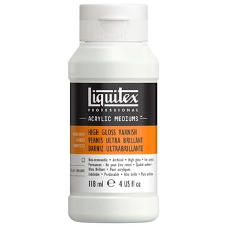 Liquitex High Gloss Varnish, Acrylic Paint Sealer Top Coat Finish