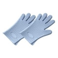 thumbnail image 2 of sunsanly 2 Pcs Oven Glove Hook Design Anti-scald Silicone Kitchen Heat Insulation Microwave Gloves Daily Use, 2 of 8