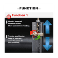 thumbnail image 4 of 3 in 1 Drill Depth Measuring Gauge, Limited Rings Installation Assist Woodworking Tool Drill Point Angle Gauge, 4 of 6