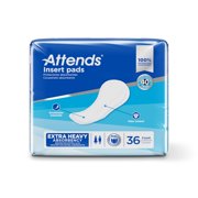 Attends Insert Pad Unisex Incontinence Liner 16.5 L IP0400A, Moderate to Heavy, 36 Ct