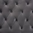 thumbnail image 4 of Baxton Studio Clovis Modern and Contemporary Grey Velvet Fabric Upholstered Full Size Headboard, 4 of 8