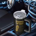 thumbnail image 4 of 1pc stepfather gift 40oz Tumbler with Straw & Handle - Insulated Stainless Steel Cup | Holiday Gift for Man Women (Christmas, Valentine's, Birthday), 4 of 5