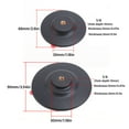 thumbnail image 3 of Round Rubber Coated Base 1/4 Mount for DSLR Camera Car Roof LED Light Holder Bracket Mobile Device Holders, 3 of 6